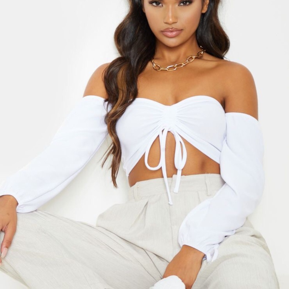 NWT New Pretty Little Thing White Top